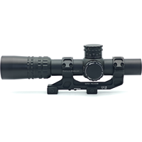 Lunette de visée tactique LPVO 1-8X24 FFP avec illumination rouge, accessoires de chasse pour montage de lunette en aluminium GE 20mm/21mm