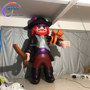 Inflatable captain jack event decoration Inflatable Cartoon Characters Pirate Captain with sword and pistol - Product Image 4