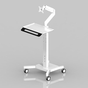 높이 조절 치과 트롤리 클리닉 가구 치과 카트 병원 구강 스캐너 모바일 의료 카트 노트북 용 카트 - Product Image 3