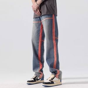 Stile Casual Hip Hop in Denim da <span class=keywords><strong>uomo</strong></span>, per tutte le stagioni - Product Image 4