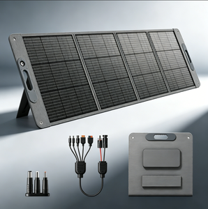 แผงโซลาร์เซลล์พับได้แบบพกพา 200W ประสิทธิภาพสูง 24% ใช้วัสดุ ETFE ชาร์จไฟได้ 60W พร้อมพอร์ต Type-C QC3.0 MC4 Output ระดับกันน้ำ IP65 - Product Image 1