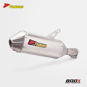 Système d'échappement slip-on KOVE 800X pour moto de course, prix de gros usine Forsound - Product Image 1