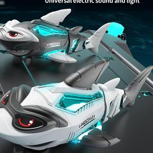Jouets pour enfants à piles électrique universel roue queue secouer <span class=keywords><strong>Robot</strong></span> <span class=keywords><strong>requin</strong></span> <span class=keywords><strong>jouet</strong></span> avec éclairage musique - Product Image 2