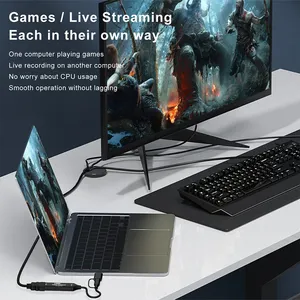 <span class=keywords><strong>Tarjeta</strong></span> Capturadora de Video 4K 30HZ MS2130 USB 3.0 HDMI Real, Caja de Grabación de Juegos 1080p 60fps, Transmisión en Vivo para <span class=keywords><strong>PS4</strong></span>, PS5, Switch - Product Image 3