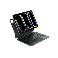 Clavier sans fil rétroéclairé 7-RGB Magic 2026 avec interrupteurs à ciseaux et anti-ghosting pour iPad Air 11 pouces/Air 4/5 iPad Pro 11 pouces