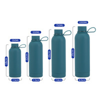 Termo de Acero Inoxidable Moderno con Revestimiento de Goma y Agarre Ergonómico Atlas DrinkWare 350ml/500ml/750ml/1000ml, Portátil y Ecológico para Viajes