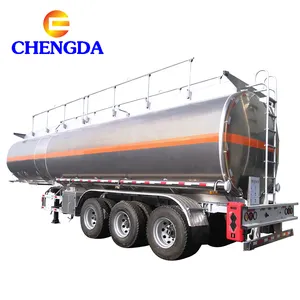 Factory Direct Sales 3 Axles Steel Aluminum Truck Trailer Fuel Tanker Semi Trailer