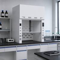 Hotte de laboratoire de paillasse SCEELAB PP, armoire chimique résistante aux acides et aux bases, hotte de ventilation 1200x850x1500mm