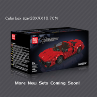 Mould King 27155 408PCS Ensemble de blocs de construction Supercar Beast Eight Grid Modèle MOC Jouet technique en plastique Cadeau de festival
