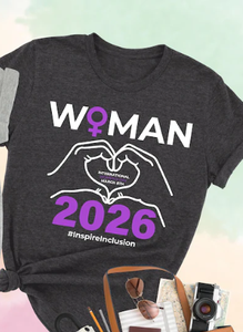 Camiseta del Día Internacional de la Mujer 2026 para mujer, camiseta de algodón de manga corta con cuello redondo y gráfico feminista, estilo informal - Product Image 3
