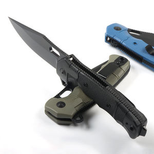 سكين جيب تكتيكي قابل للطي عالي الجودة بشفرة فولاذية 5cr13 ومقابض من ألياف النايلون، أداة للبقاء على قيد الحياة والتخييم والدفاع عن النفس - Product Image 5