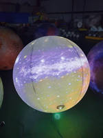Globe terrestre gonflable en vente chaude, ballon géant gonflable pour la décoration de fête et d'événements, bâche en PVC, planètes, type scellé, ballon