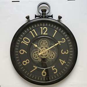 Vô cùng thời gian bán hàng trực tiếp 29 inch bánh Đồng hồ treo tường retro cổ điển Đồng hồ treo tường cho phòng khách đồng hồ treo tường trang trí - Product Image 2