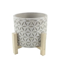 Ventes chaudes - Fournisseur chinois - Jardinière d'intérieur décorative moderne - Jardinière en ciment de qualité pour plantes succulentes