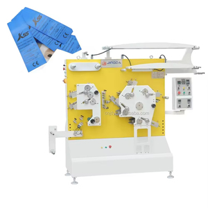 Macchina da Stampa Flessografica Automatica Jingda 4+2 Colori per Etichette di Lavaggio su Abbigliamento <span class=keywords><strong>in</strong></span> Nylon Taffetà - Product Image 1