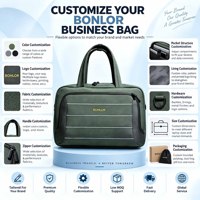 BONLOR OEM Sacoche d'ordinateur portable professionnelle 15 pouces, sac à main souple et imperméable pour le bureau, le travail et les trajets quotidiens