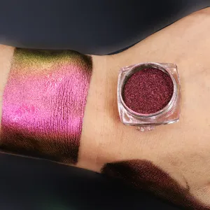 Pigment caméléon cosmétique à changement de couleur, poudre de Mica, Pigments d'ombre à paupières multichromes, Pigments de perle en vrac