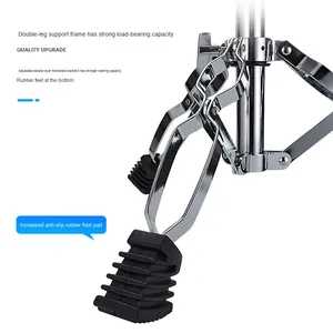 Supporto per batteria professionale a 28 tubi e strumento musicale <span class=keywords><strong>Jazz</strong></span> rullante a due gambe accessorio perfetto per musicista <span class=keywords><strong>Jazz</strong></span> - Product Image 5