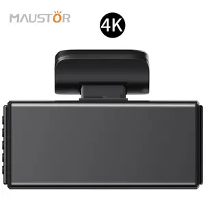 Maustor 4K HD Car Black Box Dash Cam Car Dvr con 1080P Cámara trasera y soporte de visión nocturna GPS Lente dual Dashcam Car Recorder