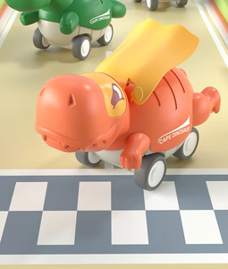 <span class=keywords><strong>Dessin</strong></span> <span class=keywords><strong>animé</strong></span> dinosaure Friction camion électrique course petit véhicule à tirer <span class=keywords><strong>Dino</strong></span> presse et aller voiture jouets - Product Image 5