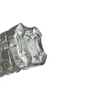 Logotipo personalizado Mini Potion Vials Glass Botella de vidrio transparente de borosilicato medio