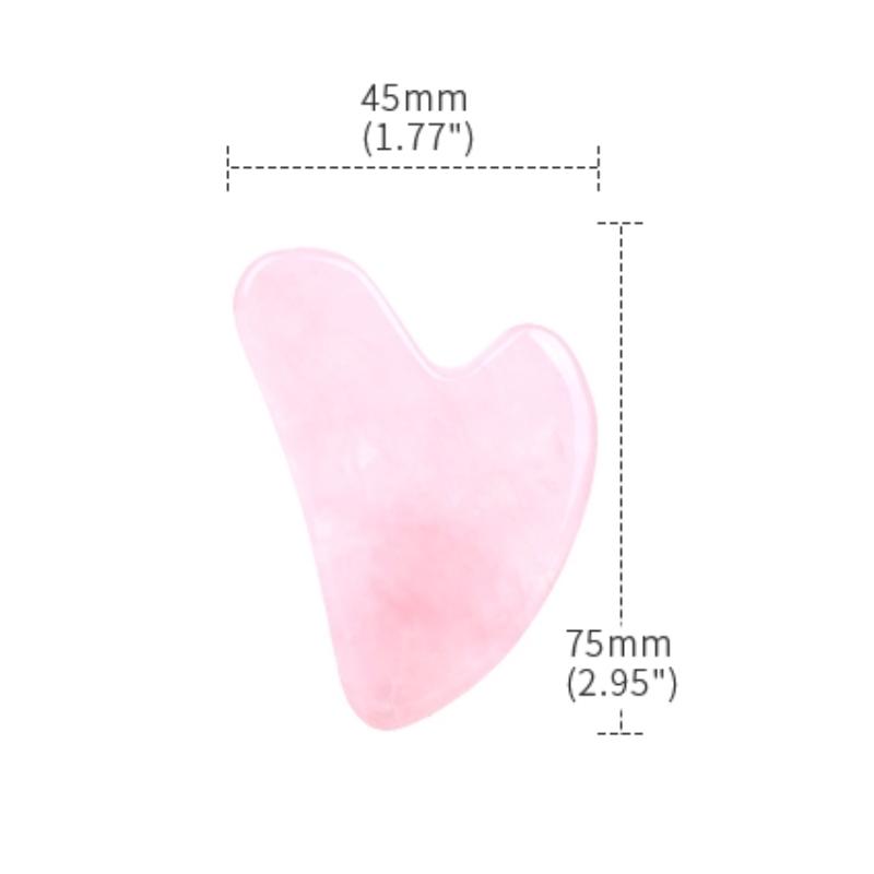Quarzo rosa di medie dimensioni Gua Sha