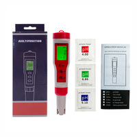 Testeur de qualité de l'eau 4-en-1 pour stylo : pH, TDS, conductivité, température avec écran LCD