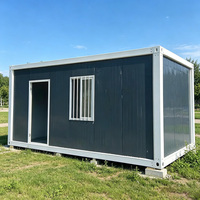 Conteneur de stockage polyvalent préfabriqué, intégré, ondulé, foncé, résistant à l'humidité et détachable