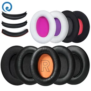 החלפת עור קצף כרית אוזן Earpads אוזן רפידות HyperX ענן אלפא פרו/טיסה/סטינגר/ענן השני 2 משחקי אוזניות