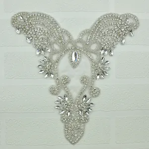 Wedding rhinestone collar crystal applique bridal decoration WRA-910
