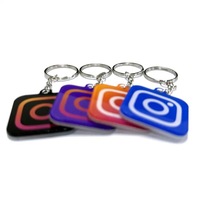 Llavero Acrílico NFC con Logotipo Personalizado, Forma y Color Personalizados, para Publicidad