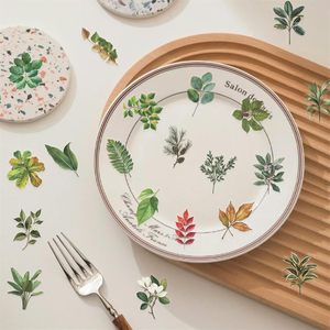 Nhãn dán lá tươi trong suốt Trang trí lá xanh thẩm mỹ Máy tính xách tay, nhãn dán lá chống nước cho trẻ em Quà tặng tiệc tùng - Product Image 3