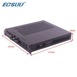 Industrial Server PC HM86 4th Core CPU DDR3 Dual-Port /VGA MSATA+SATA3 6USB LAN Embedded Firewall NAS Gateway Stock Fanless Indu - Product Image 2