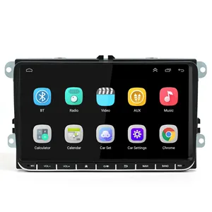 High Quality Built In Wifi GPS MP5 Android 2 Din Car Dvd Player For VW Touareg Superb Fabia Octavia TIGUAN