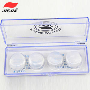 Tapones de silicona para los oídos Jiejia Ep-1, transparentes, suaves, impermeables, para deportes acuáticos, caja de 80 unidades. - Product Image 3