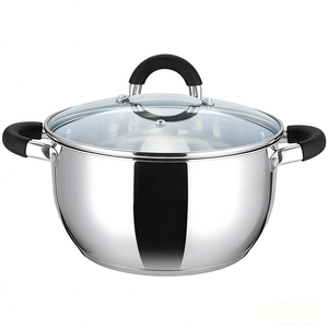 Ensemble de batterie de cuisine en acier inoxydable de 7 pièces, comprenant une poêle à frire - Product Image 5