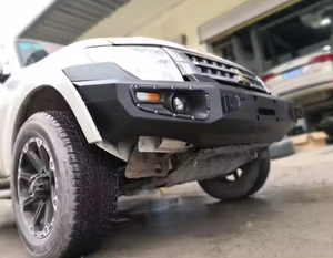 ชุดกันชนหน้าเหล็กสำหรับมิตซูบิชิ ปาเจโร่ V93 V97 รุ่นขายดี พร้อมช่องสำหรับติดตั้งตะขอลากรถ - Product Image 4