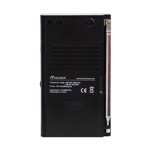 ミニポケットハンドヘルドラジオ受信機ポータブルAM FMデュアルBnadラジオ大型スピーカー & 3.5mmイヤホンジャック付き - Product Image 4