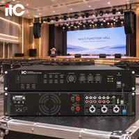 Amplificateur audio multimédia 2*350W 8Ω avec protection contre la surchauffe, en alliage d'aluminium, pour salle de karaoké, amplificateur de renforcement sonore