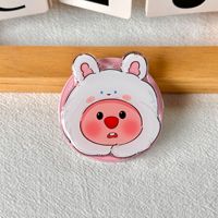 Support de téléphone portable magnétique rétractable mignon de dessin animé avec super force d'adsorption pour utilisation au lit avec adhésif et support magnétique