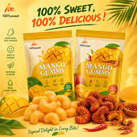 Fabriek Custom Taaie Chili Bedekte Snoepjes Zoete & Pittige Mango Gummy Met Vruchtensap