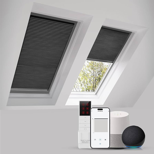 Stores alvéolaires motorisés isolants thermiquement <span class=keywords><strong>pour</strong></span> fenêtres de toit, sur mesure, modernes, <span class=keywords><strong>pour</strong></span> vente en gros - Product Image 4