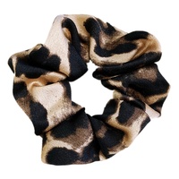Nouvel accessoire capillaire en tissu fait main à imprimé léopard, coiffe pour chignon, mode européenne et américaine, vente en gros directe usine pour l'export.