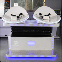 MAKER Double Skateboard 9D VR Surf Simulator Centre Commercial Métal Jeu à Monnaie Planche de Surf VR Machine de Jeu de Surf
