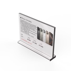 Tendance du moment : Porte-étiquettes de prix et de cartes de visite en acrylique de haute qualité - Product Image 4