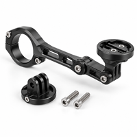 Support de fixation pour éclairage de vélo en aluminium et acier inoxydable usiné CNC avec usinage par électroérosion pour VTT, vélos de route et vélos électriques
