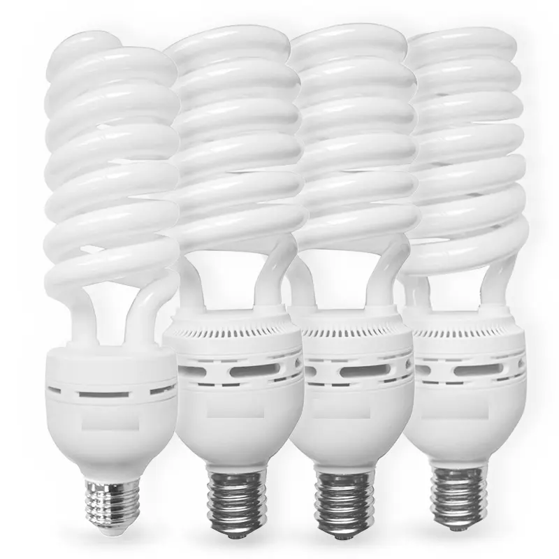 Woozong lâmpada fluorescente, alta qualidade, espiral, para economia de energia, tubo de vidro, 85w, 105w, e27, e40, lâmpadas de iluminação