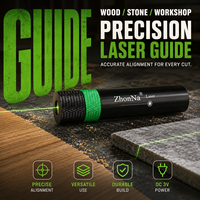 Module de positionnement laser vert ZhonNa 532nm 35mW pour la découpe du bois et de la pierre, pièces d'équipement laser industriel DC5521