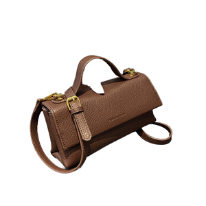¡Novedad de 2025! Bolso bandolera Retro de un solo hombro para mujer, bolso de almohada sencillo a la moda, cierre de cremallera, versátil y elegante, Color sólido - Product Image 1