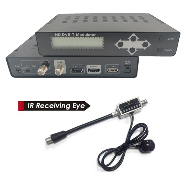1CH HDMI to RF DVB-T Encoder Modulator with IR Return Path HD H.264 Hotel TV Headend Equipment